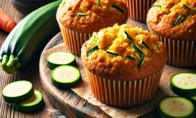 Delicious gluten free zucchini muffins made with healthy ingredients, perfect for a wholesome snack or breakfast.