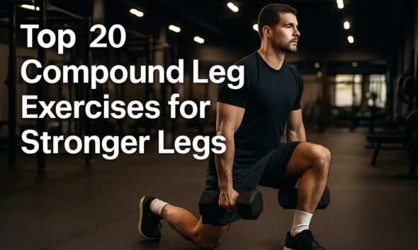 Young men doing Young men dresses gray leggings and white tank top lying on floor and doing compound leg exercise